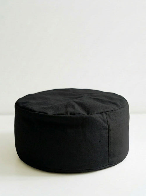 Black BODHi meditation cushion on a white background
